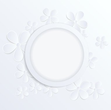 güzel gri ve beyaz arka plan ile yapılmış çiçek??metni için bir yer ile kağıt.