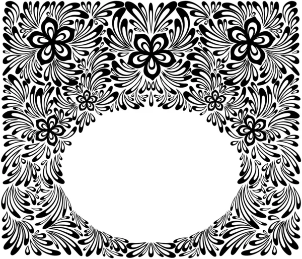 Beautiful floral pattern, a design element in the old style. — Stock Vector