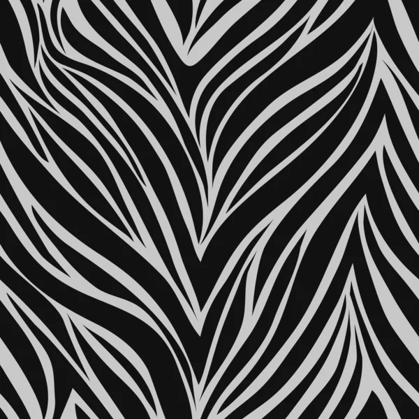 Бесшовная текстура кожи зебры — стоковый вектор