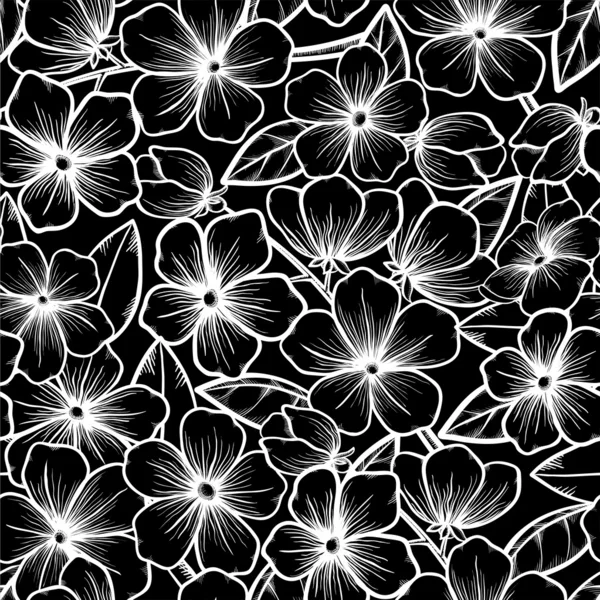 モノクロ花のベクトルの背景 Vector Art Stock Images Depositphotos