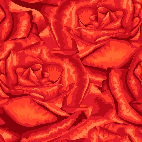 Piękne tło z czerwonych róż. — Wektor stockowy