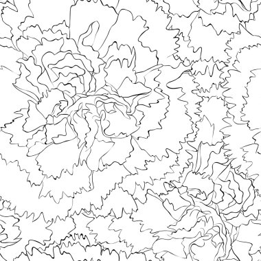 çiçekli güzel tek renkli siyah beyaz sorunsuz arka.