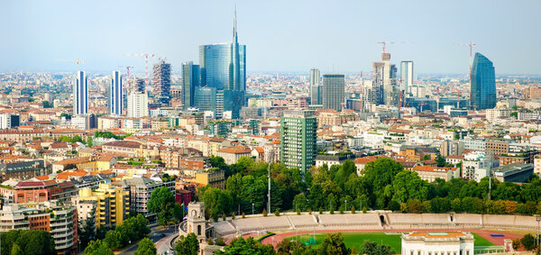 Panorama of Milan