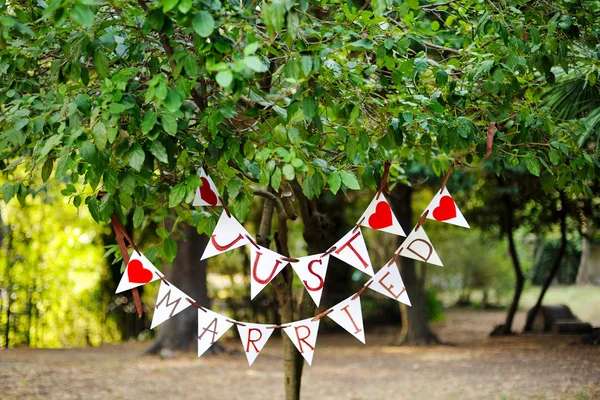 Just married — Stock Photo, Image