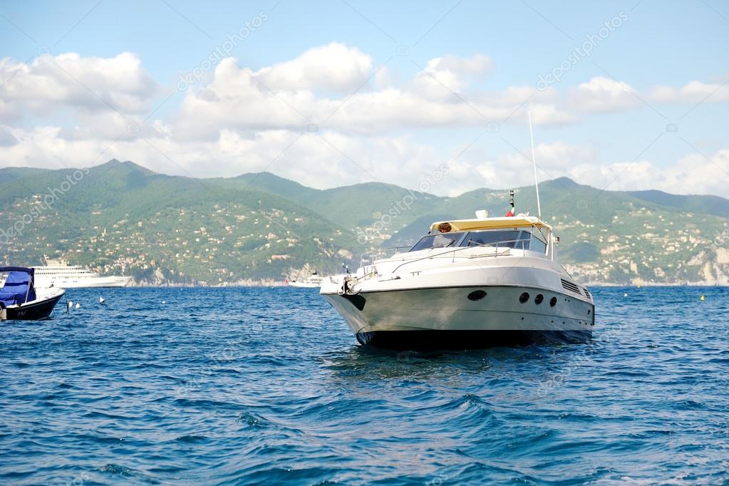 Small yacht in Portofino