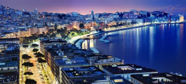 Harika Napoli panoramik görüntüsü