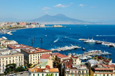 Harika Napoli Vezüv panoramik manzaralı