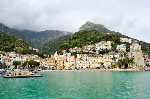 Bela vista de Cetara, Costa Amalfitana, Itália — Fotografia de Stock