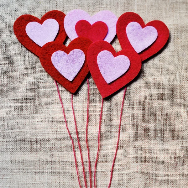 Valentine serca — Zdjęcie stockowe