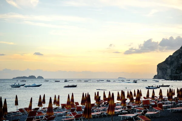 Schöner panoramablick auf positano — Stockfoto