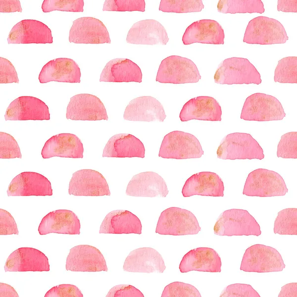 Acuarela pintada a mano patrón sin costuras. Clipart de fondo rosa abstracto. — Foto de Stock