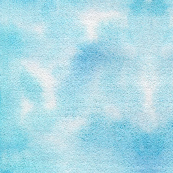 Abstract Light Blue Watercolor Hand Painted Background Stain Artistic Used — Stok fotoğraf