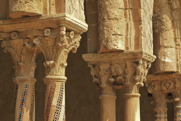 Chiostro di Monreale — Foto Stock