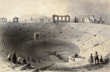 Verona arena clipart