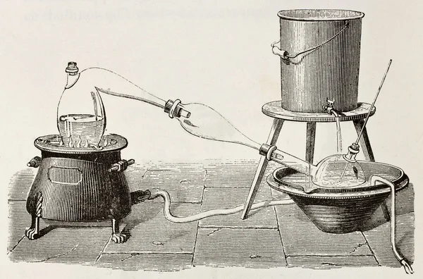 Water distillation apparatus — Stock Photo, Image