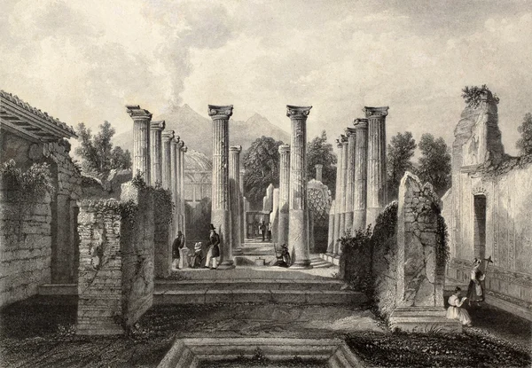 Pompeii Romeinse huis — Stockfoto