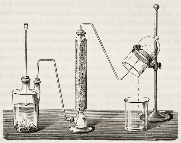 Synthese von Wasser — Stockfoto