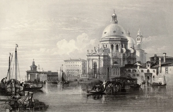 Santa Maria della Salute Przewodniczący — Zdjęcie stockowe