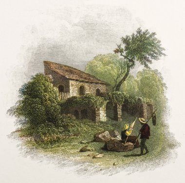 Sicilian cottage clipart