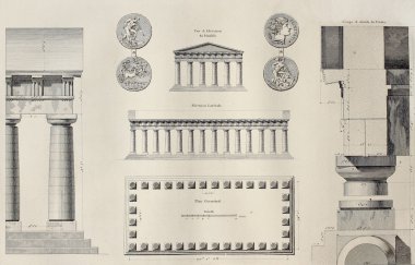 segesta Tapınağı geometrik planı