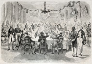 Banquet in Batavia clipart
