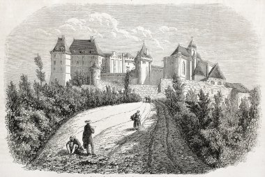 Chateau de Biron clipart