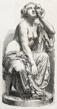 Maskeli heykeli