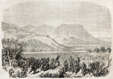 Battle of Castelfidardo clipart
