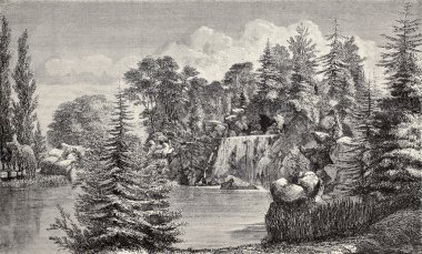 bois de Boulogne şelale