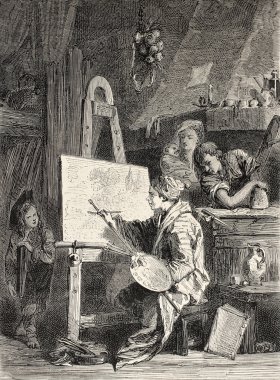 ressam atölyesi