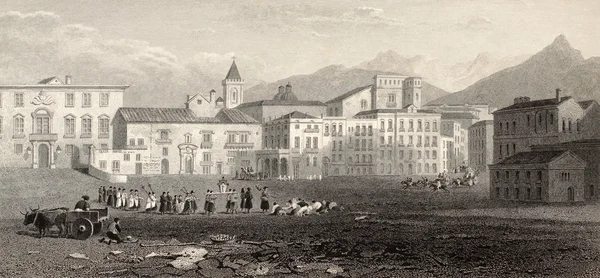 Palermo, Piazza Marina — Zdjęcie stockowe