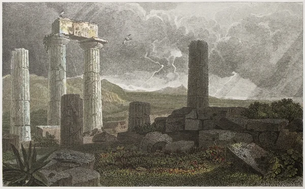 Templo de colunas Juno — Fotografia de Stock