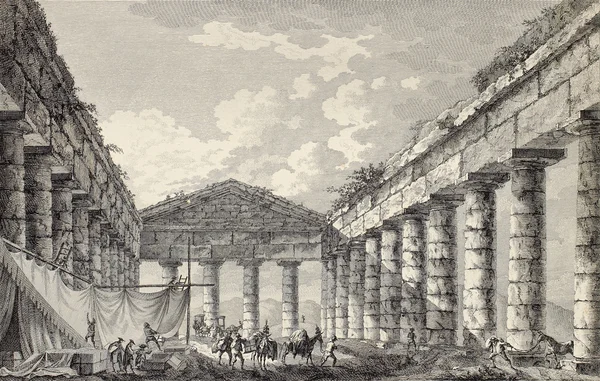 Interior de Segesta — Foto de Stock