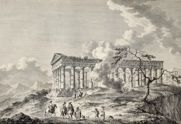 Templo de Segesta — Foto de Stock