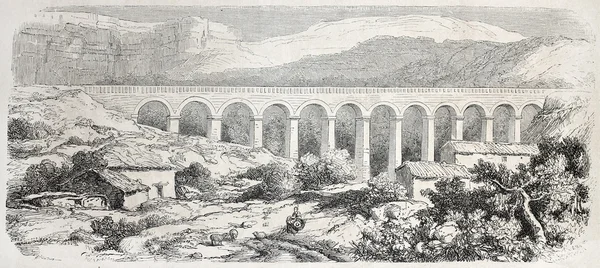 Galas aqueduct — Stock Photo, Image