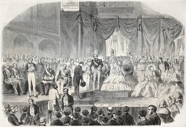 Louvre inauguration — Stock Photo, Image