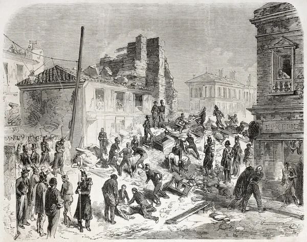 Marseilles collapse — Stock Photo, Image