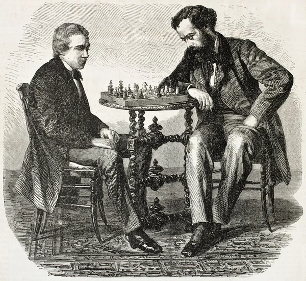 Prodígio do xadrez — Fotografia de Stock