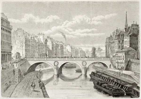 Pont Saint-Michel — Zdjęcie stockowe