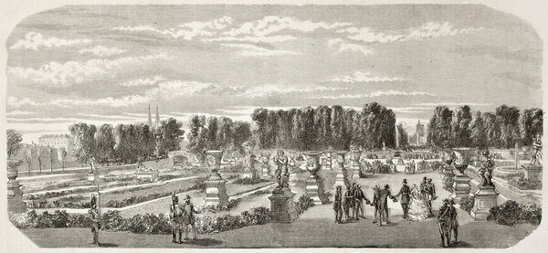 Tuileries garden gate