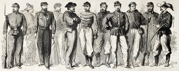 Garibaldian uniforms — Stock Photo, Image