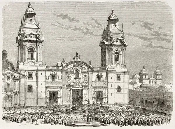 Cathedral of Lima — Stock Photo, Image