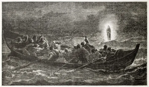 Christus auf dem Meer — Stockfoto