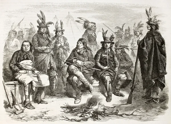 Indios de Delaware — Foto de Stock