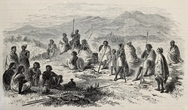 Abessinier krigare — Stockfoto