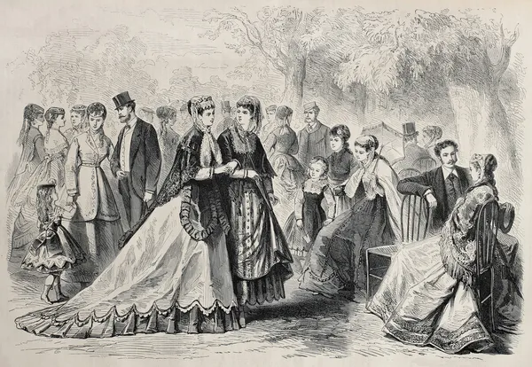 Fashion 1868 — Stock Photo, Image