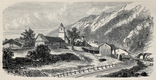 Mont Cenis 철도 역 — 스톡 사진