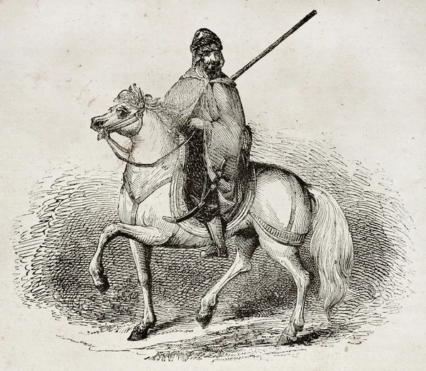 Cavaleiro árabe — Fotografia de Stock