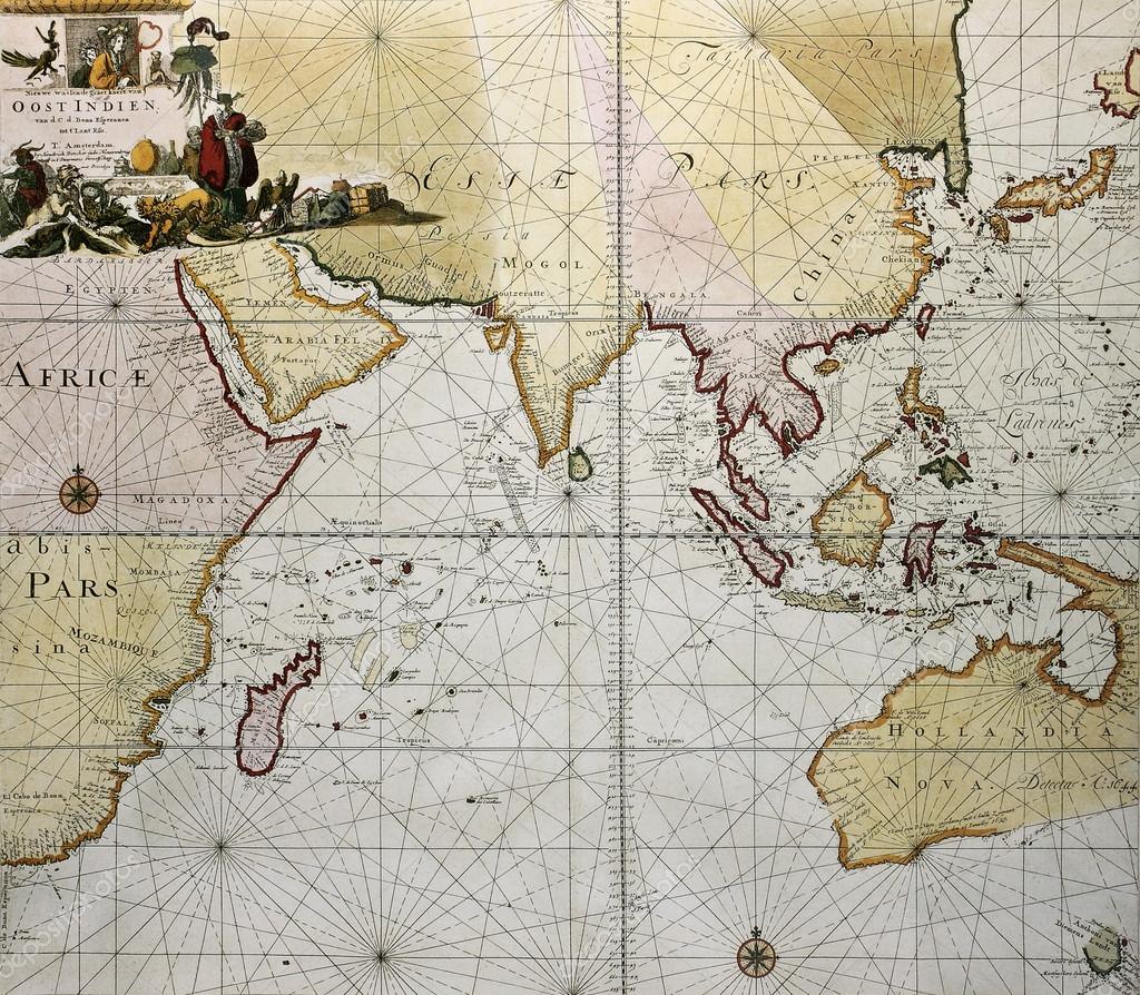 Indian Ocean Map Images Royalty Free Stock Indian Ocean Map Photos Pictures Depositphotos