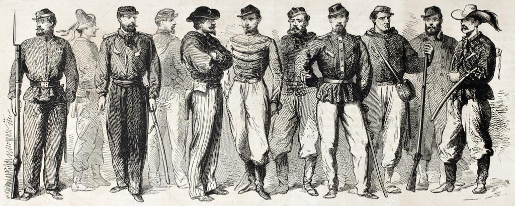 Garibaldian uniforms